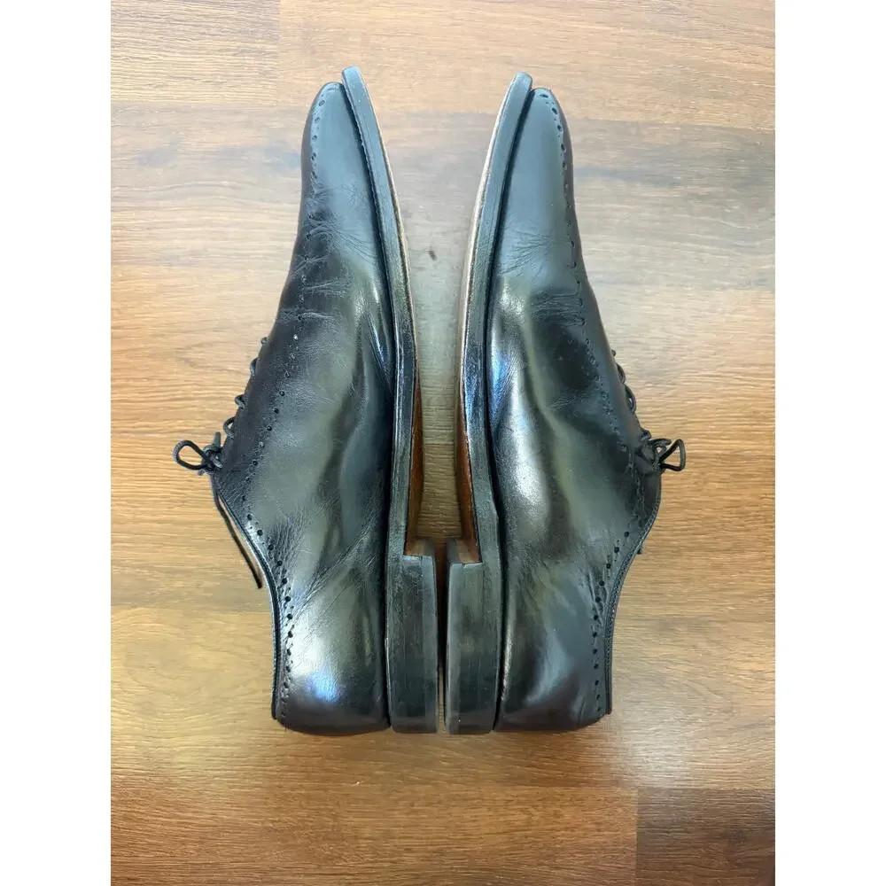 Allen Edmonds Hastings Black Leather Oxford Sz 10.5 Formal Classic